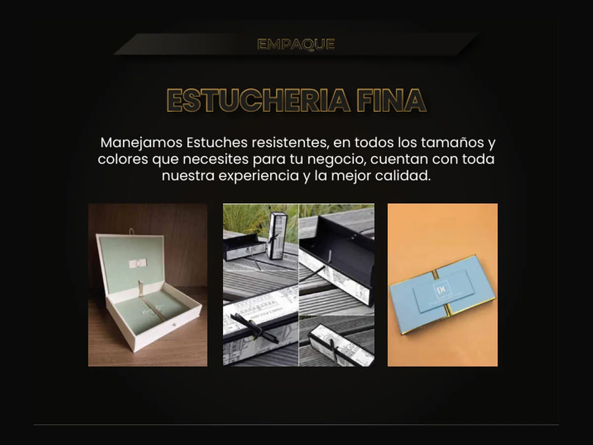 Estuchería fina