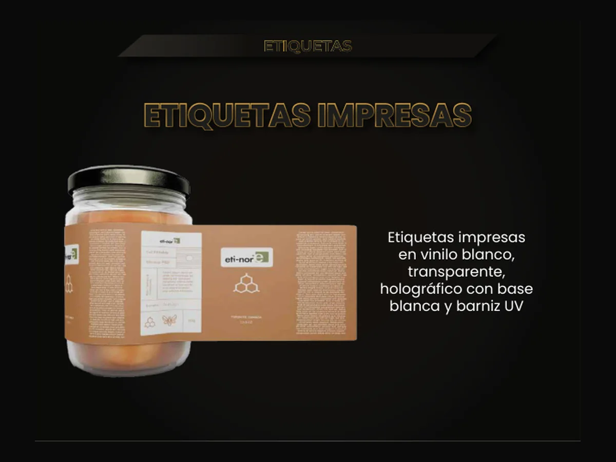 Etiquetas impresas