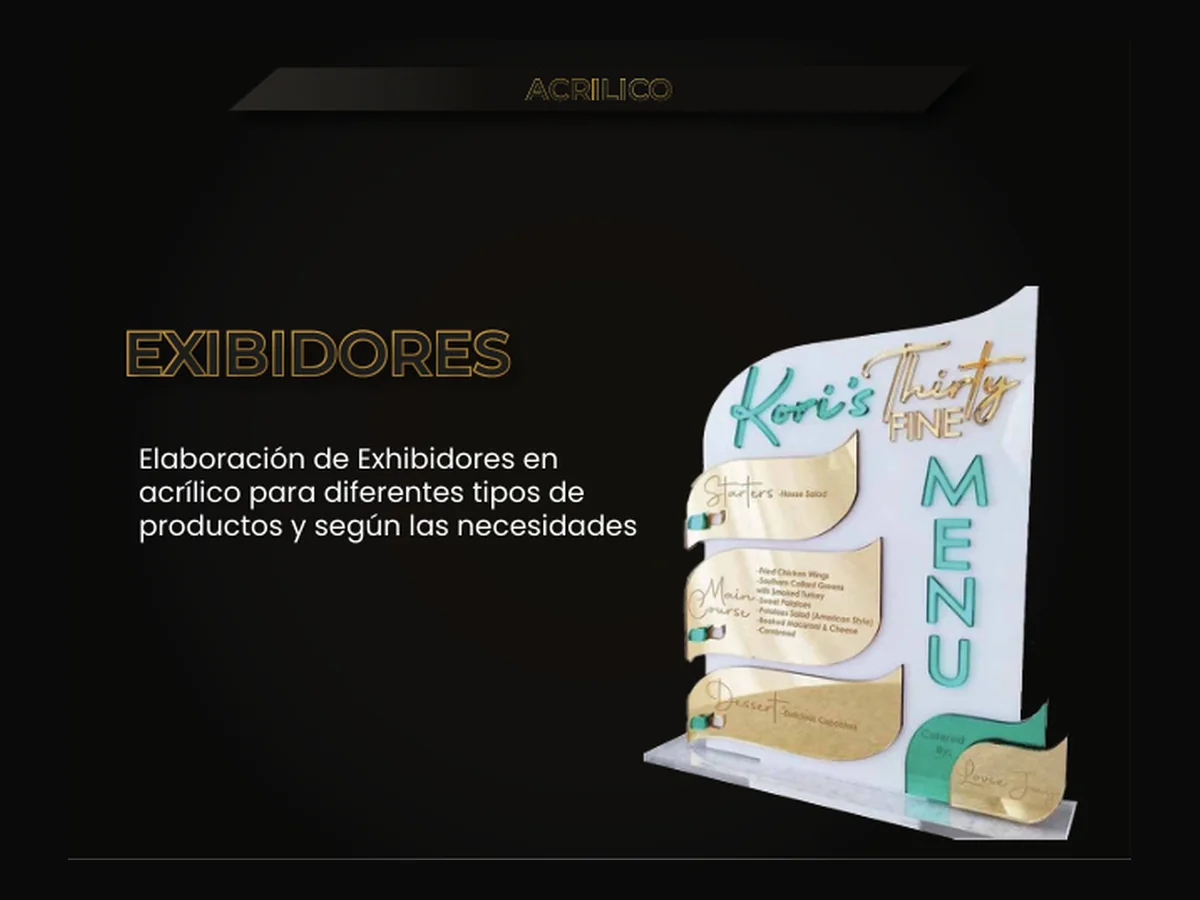 Exhibidores acrílicos