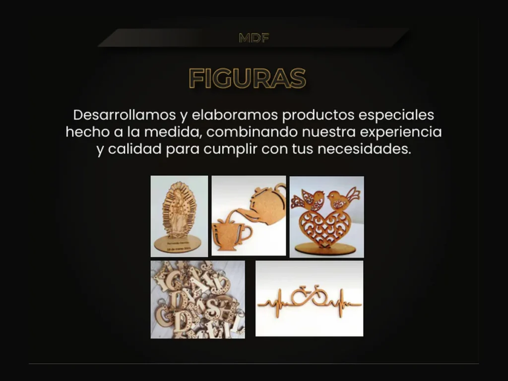 Figuras en MDF