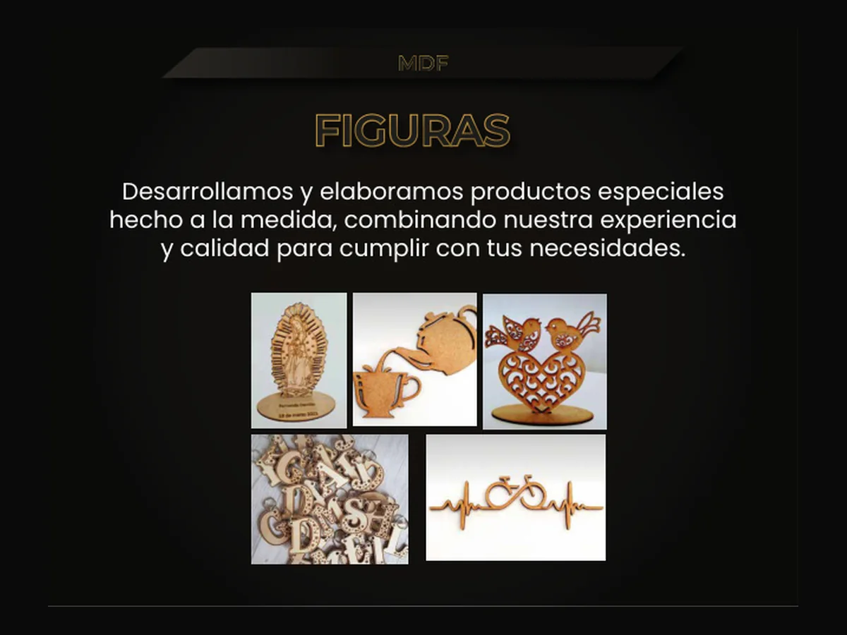 Figuras en MDF